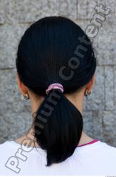 Hair Woman White Slim